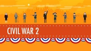 The Civil War Part 2 Crash Course US History 21 [upl. by Ahsenrat]