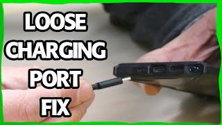 How to Fix a Loose Charging Port USBC in Samsung Galaxy or Lighting Port in iPhone [upl. by Walther]