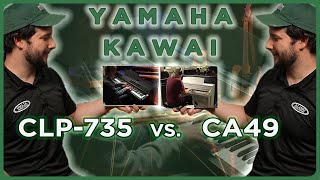 Can you Hear and Feel the Difference Yamaha CLP735 vs Kawai CA49 [upl. by Aiuqal188]