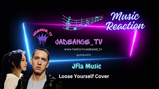 MUSIC REACTION JFlaMusic Aussie Reacts to awesome cover of Loose Yourself [upl. by Rochester494]