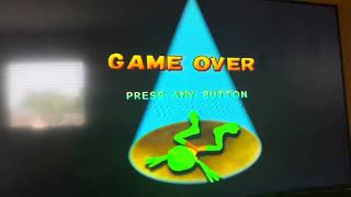 Frogger’s Adventures The Rescue GameCube  Game Over [upl. by Mandell]