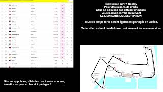 F1 Replay  Course du Grand Prix de Singapour 2023 LiveTalk [upl. by Isabea]