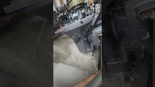 15HP Yamaha test run after a carburetor cleaning Idle to wide open throttle [upl. by Ativoj]