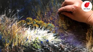 Get Expressive Landscape Drawings in Oil Pastel Step by Step Demo [upl. by Cleodal397]