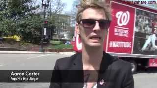 Aaron Carter Discusses Brothers Wedding Hints at New Album [upl. by Trebma763]