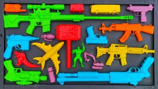 Membersihkan Nerf Ak47 Assault Rifle Shotgun Sniper Rifle Glock Pistol M16 Nerf gun Eps 128 [upl. by Bum736]