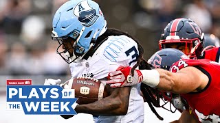 CFL Plays of the Week  Week 6 2024 [upl. by Orabla]