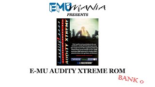 EMU AUDITY XTREME ROM  BANK 0 PRESET DEMO [upl. by Monika]