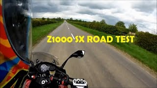 ROAD TEST 2015 Z 1000 SX Kawasaki first live review [upl. by Elorak535]