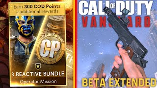 Earnable COD Point Challenges amp Vanguard BETA EXTENDED [upl. by Yenttirb118]