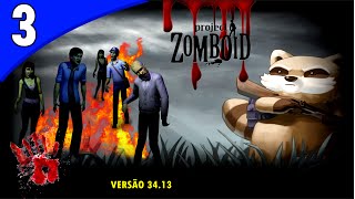 Project Zomboid Eletricista  BARRACO PRONTO 3  GAMEPLAY  PC  PTBR PORTUGUÊS  HD [upl. by Lacefield]