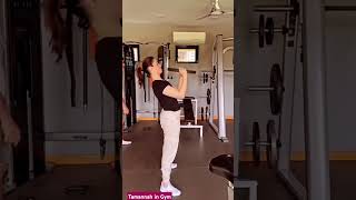 Tamannah Bhatia is doing Gym tamannaah shorts gym [upl. by Nnaycart]