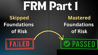 The FRM Part 1 Trap Ignoring Book 1  Foundations of Risk Management  FRM Part 1 Tips amp Strategy [upl. by Sonia]