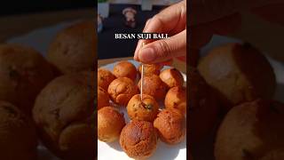 Besan suji ball recipesuji snacks besan snacks suji shorts  besan shorts trending shorts food [upl. by Nailij]