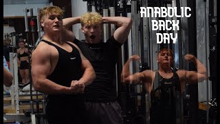 ANABOLIC BACK AND BICEPS DAY  WITH BARON [upl. by Lemay230]