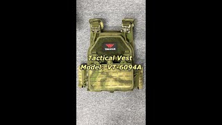 Yakeda Tactical Vest Gear Plate Carrier Green Ruins ATACS FG [upl. by Enilehcim101]