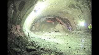 Time Lapse Caldecott Tunnel Fourth Bore Breakthrough [upl. by Brey744]