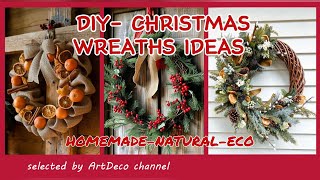 DIY Christmas Wreaths ideas for Winter Season  Christmas Decor Inspohomedecor christmascrafts [upl. by Milstone533]