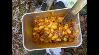 Mess Kit Canteen BBQ Chili Mac in Yugoslavian Mess kit [upl. by Astrid815]