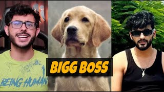 WTF This Dog Will be in Bigg Boss😂 CarryMinati Fukra Insaan Elvish Yadav Manisha Rani Jiya [upl. by Ydroj]