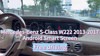 360Degree Panoramic Images For MercedesBenz SClass W222 20132017 123Inch Wireless CarPlay [upl. by Platon]