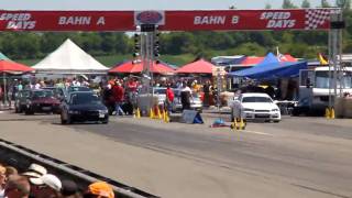 Mitsubishi Lancer Evolution VII vs Nissan Skyline R34 GTT  14 mile [upl. by Rasmussen275]