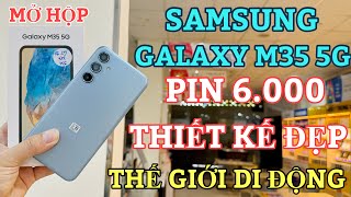 Galaxy M35 5G  Mở hộp Samsung Galaxy M35 tại Thế Giới Di Động [upl. by Olympias]