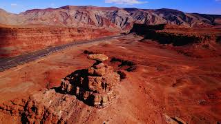 2024 Best Mexican Hat Rock 4k Drone Stock Footage version 2 Mexican Hat Rock is in Utah [upl. by Palm]