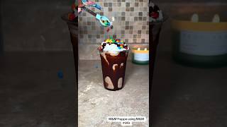 MampM Frappe asmr recipe asmrvideo frappecoffee icedcoffe drinkcoffee coffeedrink nailsnails [upl. by Neerhtak]