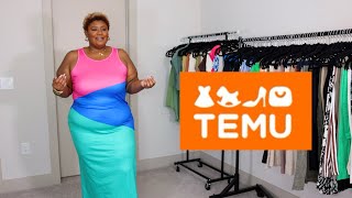 TEMU OUT HERE SELLING EVERYTHING  PLUS SIZE amp CURVY TRY ON HAUL  TEMU SIZE 4XL  MISSJEMIMA [upl. by Fredela]