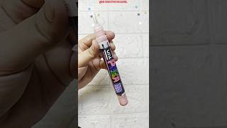 Diy Pink 💕💖 POSCA Marker 😱satisfying youtubeshorts trending ytshorts diy shorts viral video [upl. by Ytteb186]