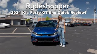 2024 Kia Forte GTLine Short Review [upl. by Kannav]