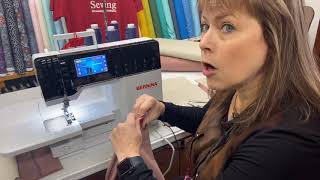 BERNINA L890 All about the new Air threading CoverstitchSerger Combo machine [upl. by Von]