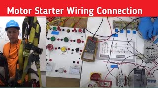 Motor Starter wiring [upl. by Tolkan]