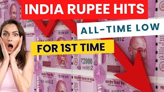 India Rupee hits AllTime Low Rupee Crashes to AllTime Low Implications for India’s Economy [upl. by Carmena17]