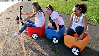 Tianas Baby Day Step2 Choo Choo Triple Wagon Pretend Play [upl. by Bradlee]