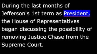 American History  Part 035  Jefferson  The Burr Conspiracy  Chase Impeachment [upl. by Oker]