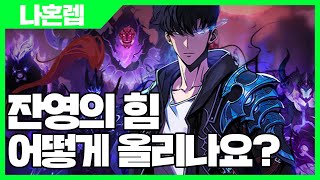 나혼자만 레벨업 어라이즈 잔영의 힘 어떻게 올리나요  나혼렙 게임 사키엘TV [upl. by Eisaj]