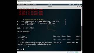 VSFTPD 234 Exploit and Penetration Test Hacking Demonstration [upl. by Reiser]