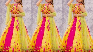 Haldi Function Special Yellow Lehenga Choli Designs  Embroidery Lehenga Choli Design Ideas [upl. by Mueller]