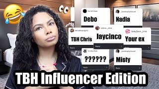 TBH INFLUENCER EDITION gets spicy 🌶 [upl. by Atiuqel]