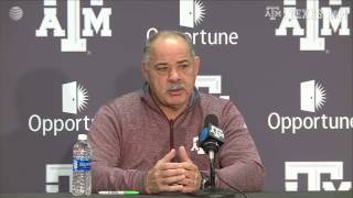 Texas Bowl Preview Press Conference  John Chavis 122016 [upl. by Nit]