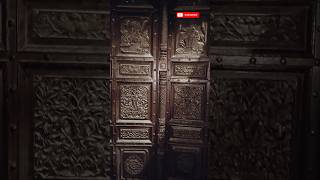 Ghar ka darwaja🚪ka designhamare ghar ka main door🚪trending vlog ytfeed [upl. by Taam]