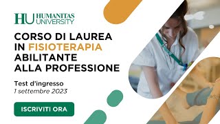 Corso di Laurea Triennale in Fisioterapia [upl. by Arej]