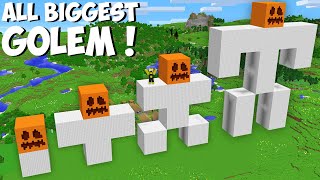 Why did I SPAWN ALL THE BIGGEST IRON GOLEMS in Minecraft  NEW IRON GOLEM [upl. by Joachim]