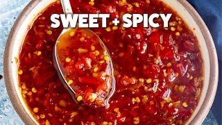 Thai Sweet Chili Sauce Recipe [upl. by Sedrul]