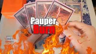 Pauper Burn Deck Tech Tutorial  Fast and Effective [upl. by Anairo]