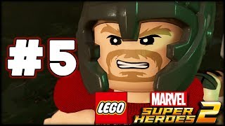 LEGO Marvel Superheroes 2  Part 5  Hydra HQ HD Gameplay Walkthrough [upl. by Yaras]