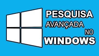 Caixa de pesquisa avançada no Windows Explorer Dicas [upl. by Ilaw]