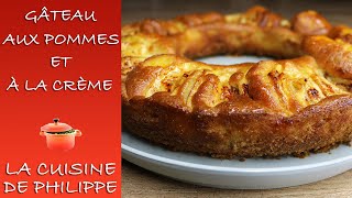 Gâteau aux pommes et à la crème [upl. by Dix]